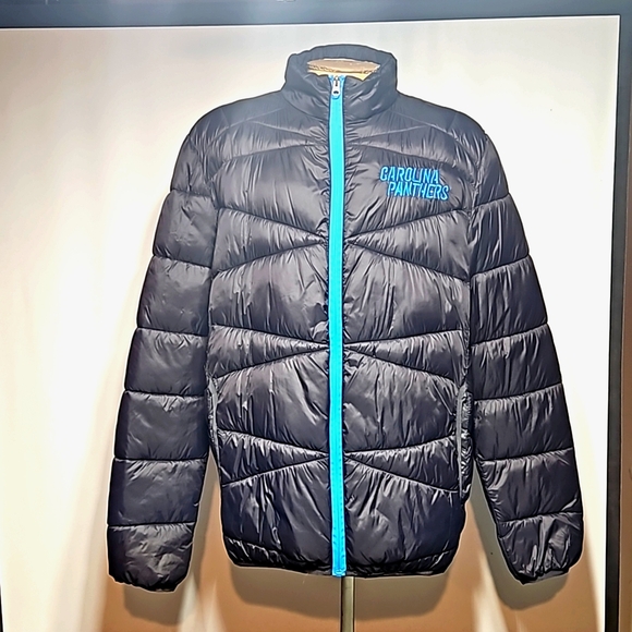 Carolina Panthers Puffy Jacket NWOT - Picture 1 of 6